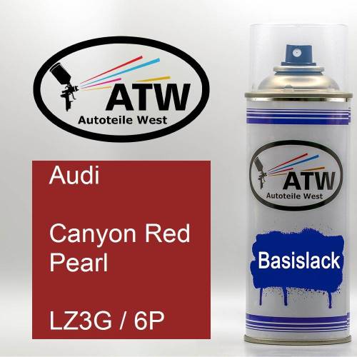 Audi, Canyon Red Pearl, LZ3G / 6P: 400ml Sprühdose, von ATW Autoteile West.